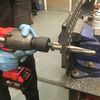 Jerax tools H.S.S Aligning Reamer, 11/16" Cutter Diameter with Hex Shank, Spiral Flute