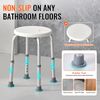 Shower Chair Bath Seat Stool Bathroom Elderly Aids Adjustable Height 300lb