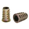 100pcs Hex Drive Wood Screw Inserts Nuts Set M4 M5 M6 M8 M10 Assortment Thread