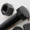 5X Black Hex Head Screws Polypropylene (PP) Plastic Nuts and Bolts, Washers, M16 x 65mm