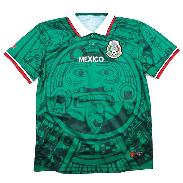 MadStrange Mexico Retro 1998 Soccer Jersey (5XL) Green