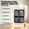 Dental Tools, Dental Pick Teeth Cleaning Tools Hygiene Kit, Plaque Remover fo...