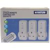 STATUS Remote Control Socket | White Remote Control Plug UK | Pack of 3 | SREMSOC3PK3
