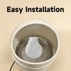 LEYURISE Square Neck Extracting Bulb for Lemon/Lime Juicer White Compatible with Sunkist No. 8 Replace#:02AR
