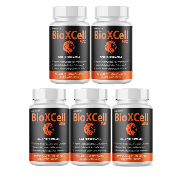 BioXCell Max Performance Supplement, BioXCells Tablets- 5 Bottles