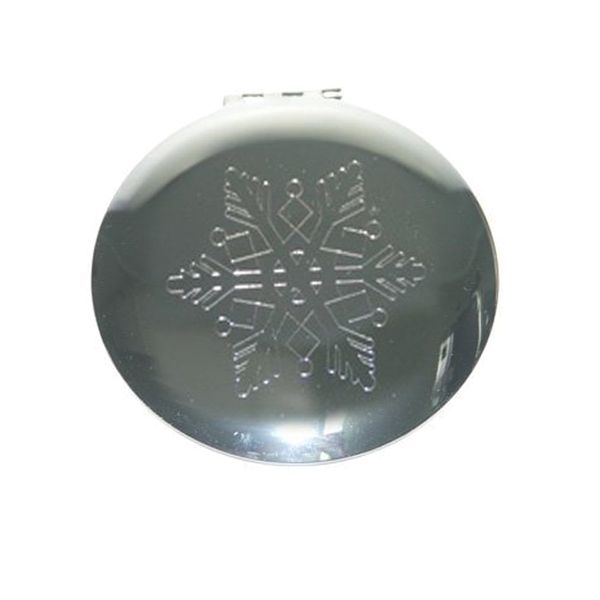 Snowflake Compact Mirror (Round)