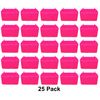 JSP Manufacturing Small Plastic Florescent Pink Pegboard Storage/Part Bins (25)