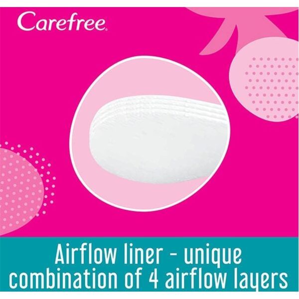 Carefree Cotton Fresh | Unscented | Normal Panty Liners Breathable | 3 x 20 Each | 60 Pantyliners in Total | Sanitary Towels | Long Lasting | Pads | Suitable for All Panty Shapes | Women |