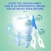 MIVAIUN 200 Pieces Interdental Brushes,Dual-Use Dental Floss Sticks,Silicone Dental Picks,Picks Interdental Brush,Portable Oral Tooth Clean,Tooth Gap Brush,Silicone Floss for Oral Cleaning (Blue)