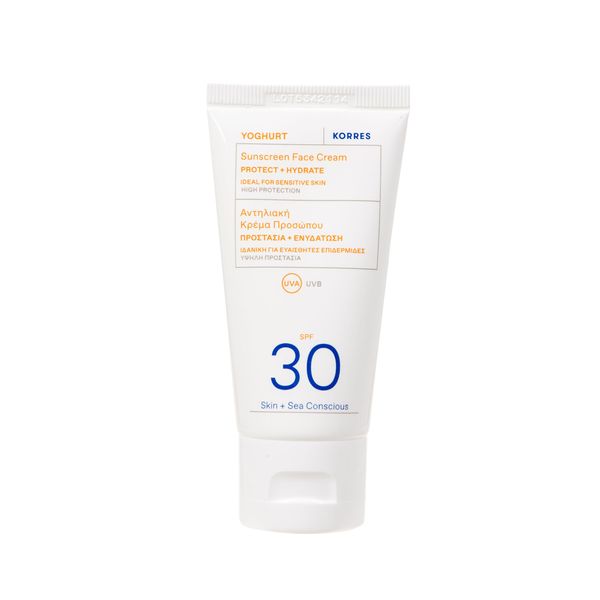 KORRES Yoghurt Sunscreen Face Cream SPF 30 50ml