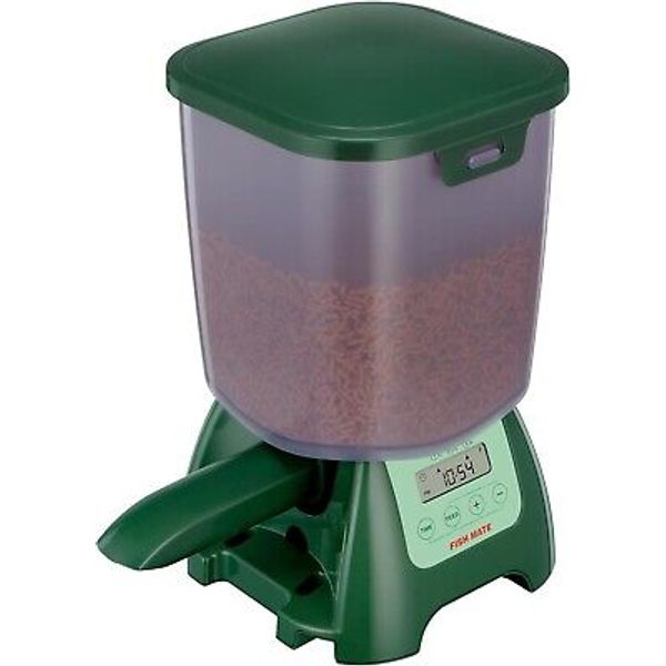 P7000 Automatic Pond Fish Feeder | 6 lbs Capacity, Rain-Resistant & Programmable