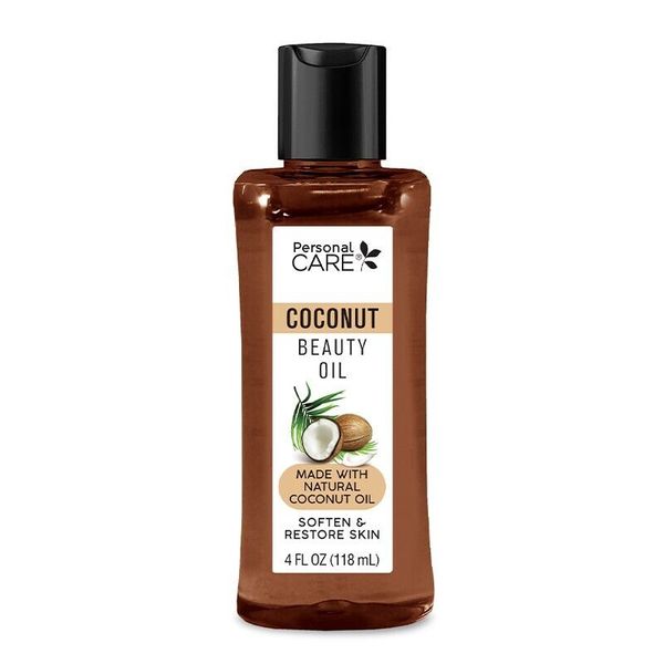 Personal Care Coconut Body Oil Made With Natural Coconut Oil 4 Fl Oz