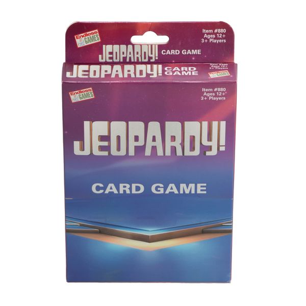 Jeopardy Card Game - Travel Sized Quiz Competition - Fast Paced Party Game