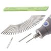 30 Pcs 2.5mm Cylindrical Diamond Drill Bits Lapidary Tools for Dremel Rock Glass