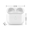 Charging Case Replacement Support Wired Cordless Charging Electric Display Charger Case for iOS Earbuds 3rd Gen (A004)
