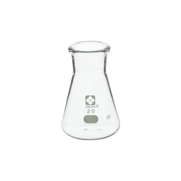 Triangle Flask with Estimated Scale 0.7 fl oz (20 ml), Pack of 6