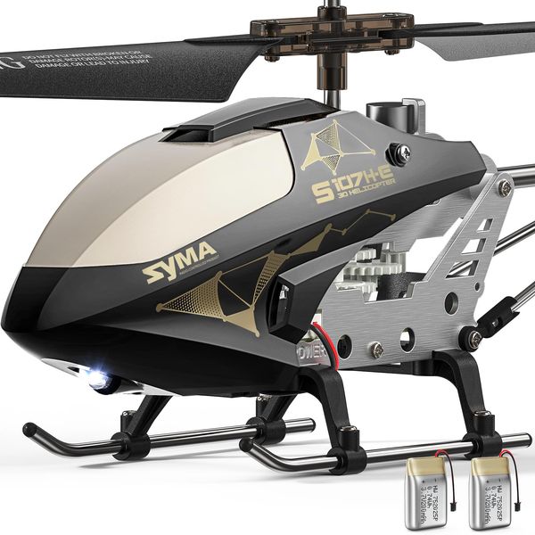 SYMA RC Helicopter Toy,RC Helicopter with 16Mins(2 Batteries),Altitude Hold,One Key Take Off/Landing,3.5 Channel,Gyro Stabilizer,RC Airplane Toys for Kid Boy Girl Playing Indoor