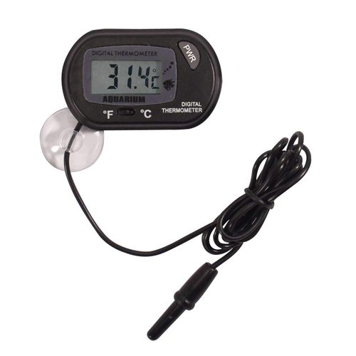 DIGIFLEX Digital Thermometer for Fish Tank - Temperature Thermometer - Aquarium Marine Vivarium – Electronic Thermometer – Tropical Fish Tank Accessories