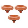 PATIKIL Camera Shutter Button Set of 3 Copper Camera Buttons with Knobs for DSLR/SLR Cameras Orange