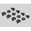 Delock 10 Inch Panel with 2 x BNC Sockets 1 HE Black