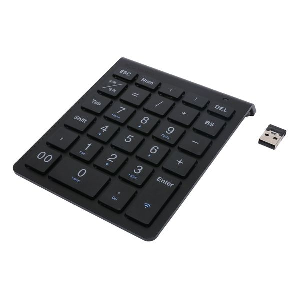 TEN24G03BK (Black) 2.4GHz Wireless Tenkey Wireless