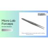 Fine Precision Point Tweezers Stainless Steel Lab Forceps for Microscopic Task