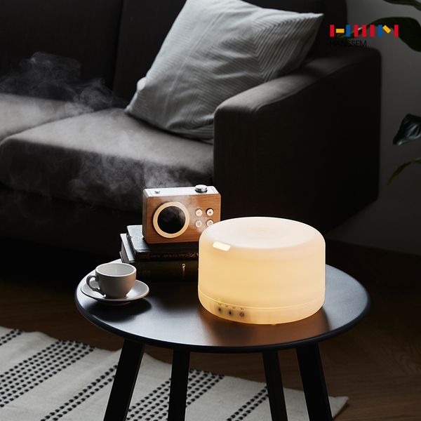 Hanssem Mood Light Aroma Humidifier 500ml, 01. Hanssem Aroma Mood Light Humidifier 500ml