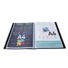 Exacompta - Ref 8511E - Soft PP Display Book - Suitable for A4 Documents, Made from Polypropylene, Lightweight, 10 Pockets, 20 Viewing Pages - Black Cover