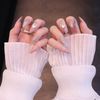 24pcs Nail Tips Gradient Nail Waves Pendant for Wedding, Party, Holiday, Dating, Prom, Daily Life