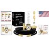 Professional Argon Regulator with Flow Gauge & Complete Hose Accessories