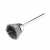 50pcs Stainless Steel Wire Brush Wheel Drill Attachments Rust Removal Cleaning