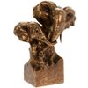 The Leonardo Collection Reflections - Elephant and Calf Bust - Bronzed effect