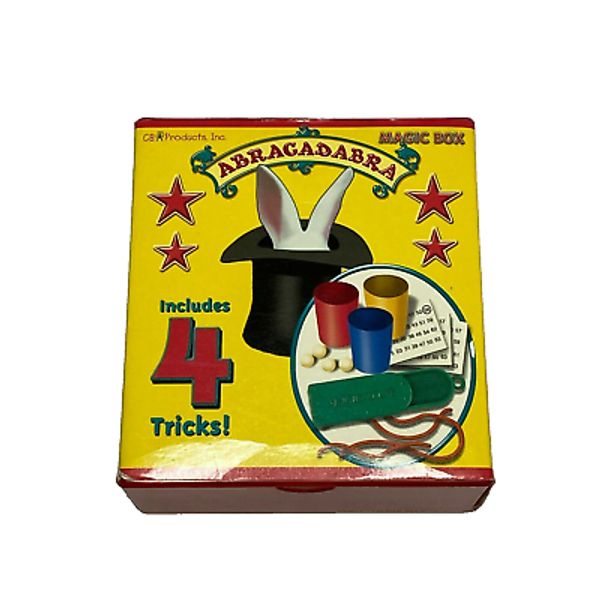 Kids Magic Tricks Box of 4 KidsCB Products Abracadabra