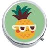 Cool Pineapple Medicine Vitamin Compact Pill Box