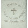 Personalised Christening/Baptism/Naming Day Shawl
