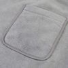POLYTE Quick Dry Microfibre Bath Towel Body Wrap for Men, One Size (Grey)