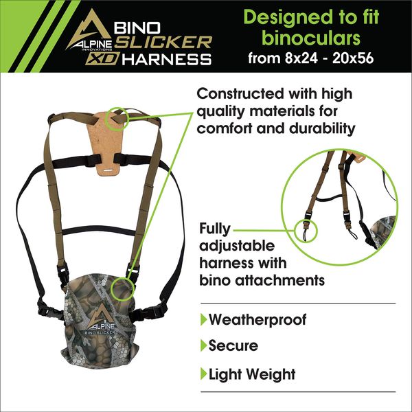 Slicker Bino XD Harness – Ultralight, Weatherproof Without The Bulk