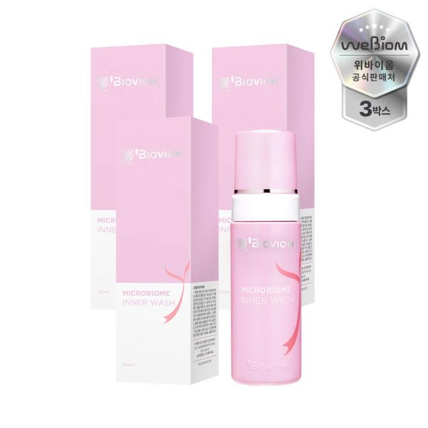 [Seoul National University Gastric Biome] Mildly acidic feminine cleanser inner wash 150ml x3 Hypoallergenic Y zone care containing lactic acid bacteria