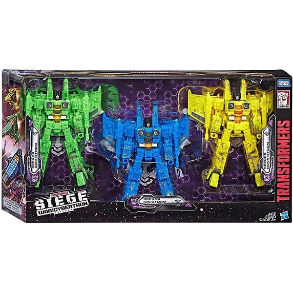 Transformers War for Cybertron Siege Seekers Ion Storm Acid Storm Nova Storm Set