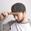 Blackskies Pathfinder Snapback Cap | Visor Unisex Premium Baseball Cap Baseball Cap Adjustable One Size - Black Melliert Beige