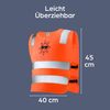 2 Children's High Visibility Vest Orange - Highly Visible - Breathable - Universal Size