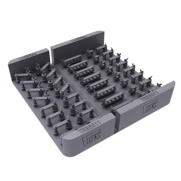 TEREX STUDIO 1/35 WWII German Bracket/Clamp Set Plastic Model Part TR35011