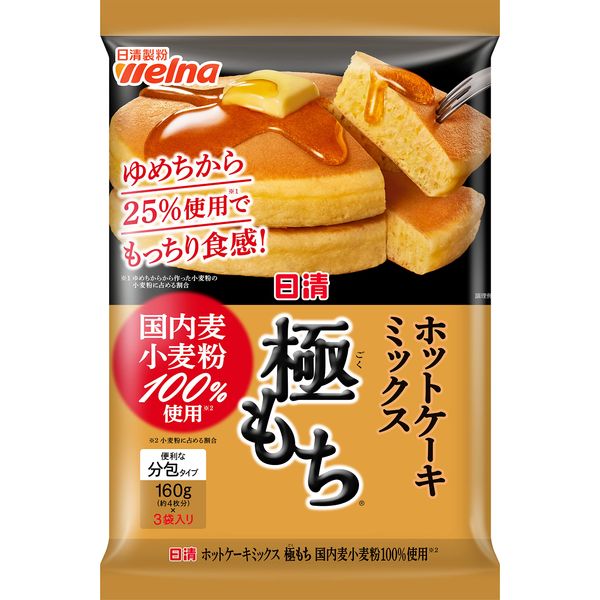 Nissin Pancake Mix Super Mochi 100% Domestic Flour, 16.9 oz (480 g)