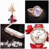 Nail Parts, Rhinestone, Crystal, Clear, Aurora Borealis, V-Cut Stone, Nail Stone, 0.08 / 0.16 inches (2 / 3 / 4 mm), Gel Nails, Deco Material, Deco Parts, Resin, Handicraft, Handmade, Set of 2