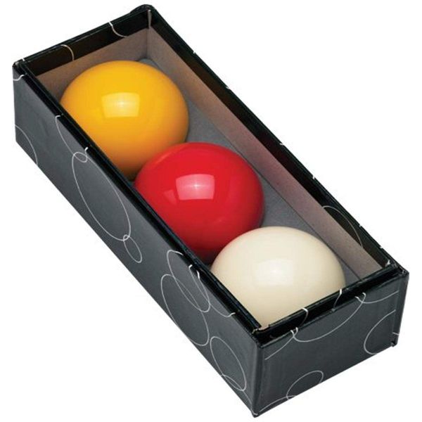 Action BBCAR Carom/Carambole Set - Premium Billiards Balls - Fun Pool Game and Accessories - Regulation Size - 61.5mm