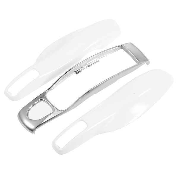 ACROPIX Car Remote Control Key Cover Case for Porsche Compatible with Macan 3pcs White