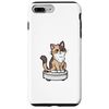 iPhone 7 Plus/8 Plus Playful House Cleaner Kitten Lover Robot Vacuum Cat Case