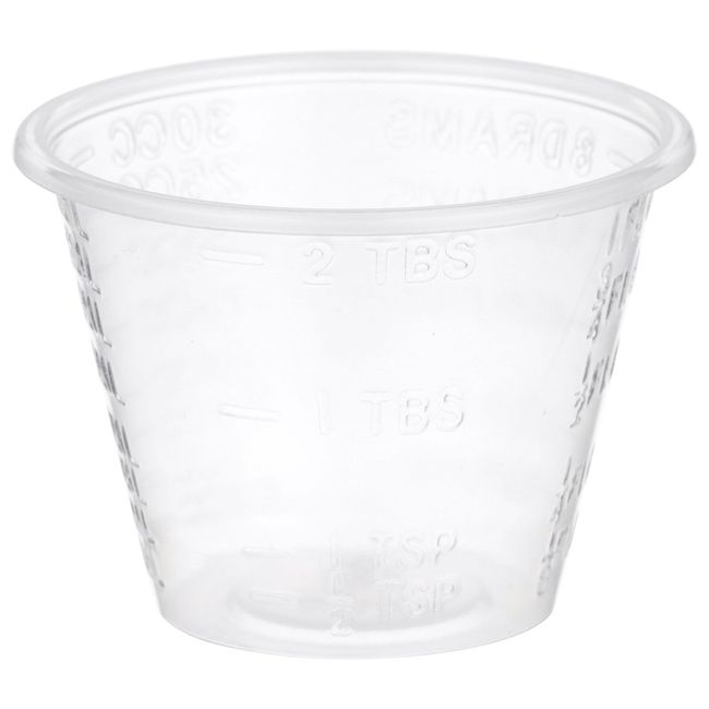 McKesson Clear Disposable 1 oz. Medicine Cup 16-9505 5000 per Case