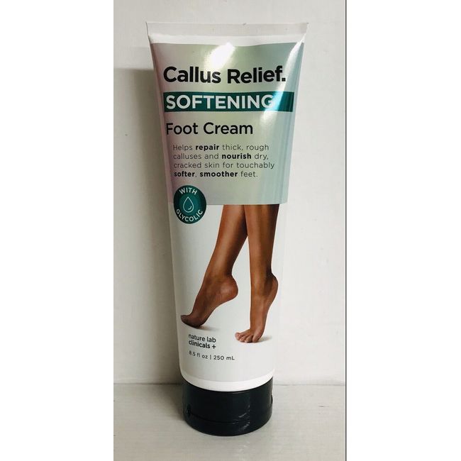 Callus Relief Softening Foot Cream with Glycolic Acid 8.5 fl oz