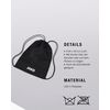 JAKO Unisex Gymsack Team 2.0, schwarz, One Size